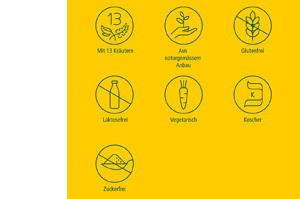 RICOLA o.Z.Box Appelsiinimenttikarkit, 50 g
