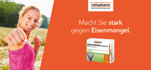 EISENTABLETTEN-ratiopharm N 50 mg kalvopäällysteiset tabletit, 50 kpl