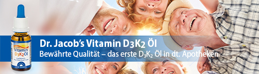VITAMIN D3K2-öljy Dr.Jacob's drops, 20 ml