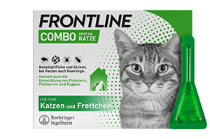 FRONTLINE Combo Spot on cat skin -valmiste, 3 kpl