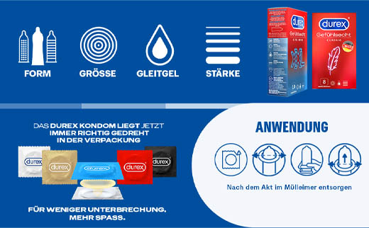 DUREX naturals kondomit vesipohjaisella liukuvoiteella, 10 kpl