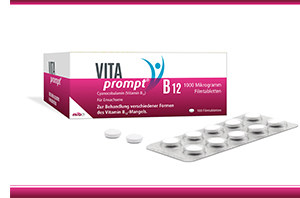 VITAPROMPT 1000 mikrogramman kalvopäällysteiset tabletit, 50 kpl