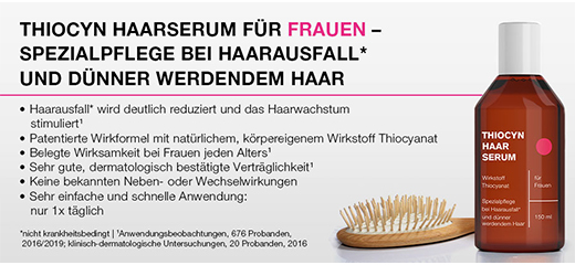 THIOCYN Hiusseerumi Naisten 6 kuukauden hyötypakkaus, 3X150 ml
