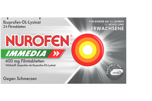 NUROFEN Immedia 400 mg kalvopäällysteiset tabletit, 24 kpl
