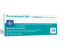 PARACETAMOL 500-1A Pharma-tabletit, 20 kpl