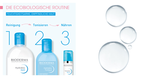 BIODERMA Hydrabio H2O Micellar Cleansing Solution -puhdistusliuos, 250 ml