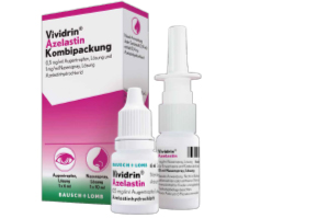 VIVIDRIN Azelastine combip. 0.5mg/ml ATR+1mg/ml NAS, 1 P