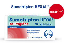 SUMATRIPTAN HEXAL migreeniin 50 mg tabletit, 2 kpl
