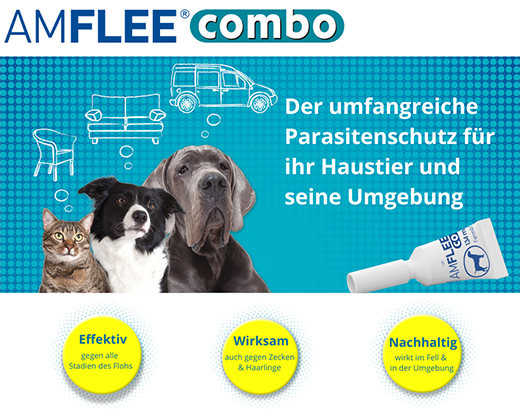 AMFLEE combo 134/120,6mg oraaliliuos koirille 10-20kg, 3 kpl