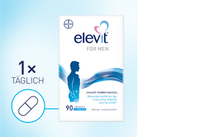 ELEVIT miehille tarkoitettuja tabletteja, 90 kpl
