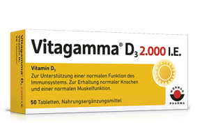 VITAGAMMA D3 2 000 I.U. D3-vitamiinia NEM tablettia, 100 kpl