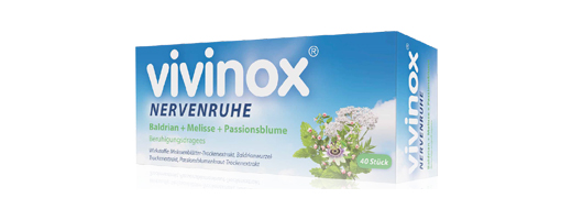 VIVINOX Hermolepo Baldr.+Mel.+Passion.Calm.Drag., 40 kpl