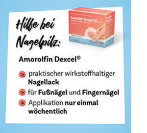AMOROLFIN Dexcel 50 mg/ml vaikuttavaa ainetta sisältävä kynsilakka, 3 ml
