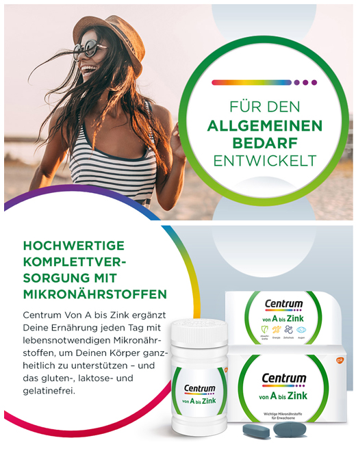CENTRUM A-sinkkitabletit, 30 kpl