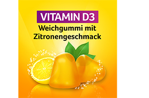 VIGANTOLVIT 2000 I.U. D3-vitamiinia pehmeät purukumit, 60 kpl