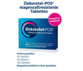 ZINKOROTAT POS enteropäällysteiset tabletit, 20 kpl