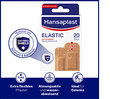 HANSAPLAST Elastiset kipsiliuskat, 20 kpl