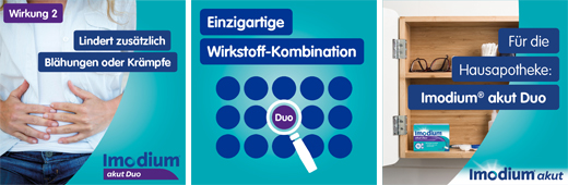 IMODIUM akut Duo 2 mg/125 mg tabletit, 6 kpl