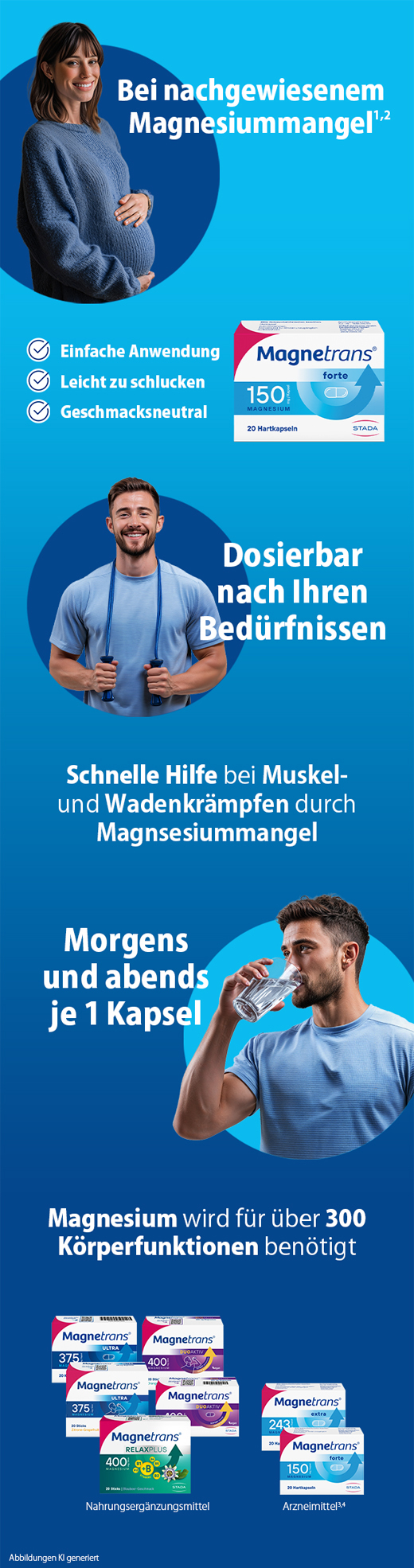 MAGNETRANS forte 150 mg kovat kapselit, 50 kpl