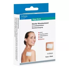 HÖGA-DERM Steriili laastari 70x100 mm, 10 kpl