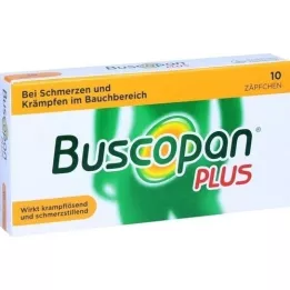 BUSCOPAN sekä 10 mg/800 mg peräpuikot, 10 kpl