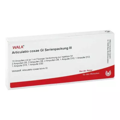 ARTICULATIO coxae GL Sarjapakkaus 3 ampullia, 10X1 ml