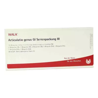 ARTICULATIO suku GL Sarjapakkaus 3 ampullia, 10X1 ml