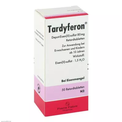 TARDYFERON Retard-tabletit, 50 kpl