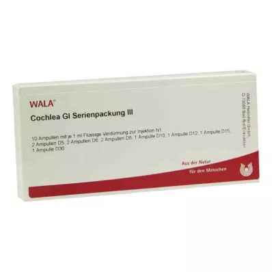 COCHLEA GL Sarjapakkaus 3 ampullia, 10X1 ml
