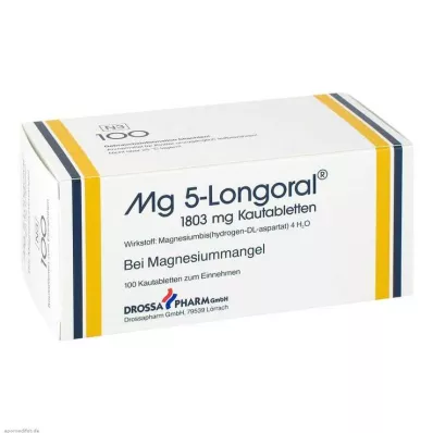 MG 5 LONGORAL Purutabletit, 100 kpl