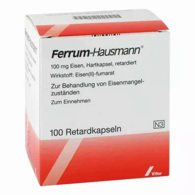FERRUM HAUSMANN Hitaasti vapautuvat kapselit, 100 kpl FERRUM HAUSMANN Hitaasti vapautuvat kapselit, 100 kpl