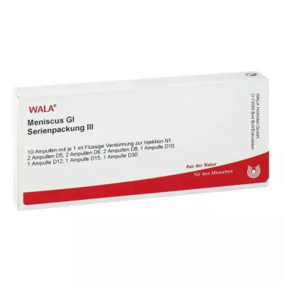 MENISCUS GL Sarjapakkaus 3 ampullia, 10X1 ml