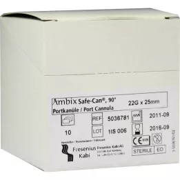 AMBIX Safe-Can Portpunkt.Kan.22 Gx25 mm kaareva, 10 kpl