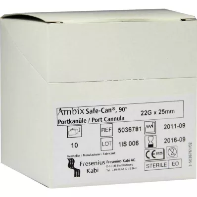 AMBIX Safe-Can Portpunkt.Kan.22 Gx25 mm kaareva, 10 kpl AMBIX Safe-Can Portpunkt.Kan.22 Gx25 mm kaareva, 10 kpl