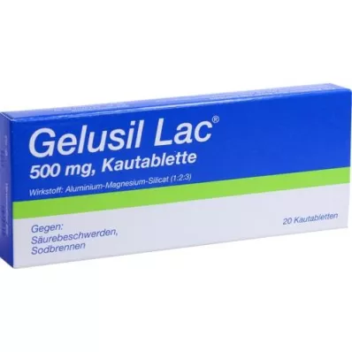 GELUSIL LAC Purutabletit, 20 kpl