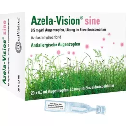 AZELA-Vision sine 0,5 mg/ml silmätieteen liuos, kerta-annos, 20X0,3 ml