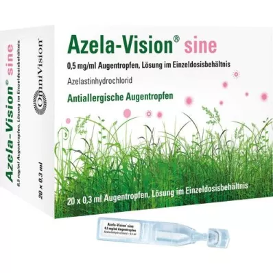 AZELA-Vision sine 0,5 mg/ml silmätieteen liuos, kerta-annos, 20X0,3 ml