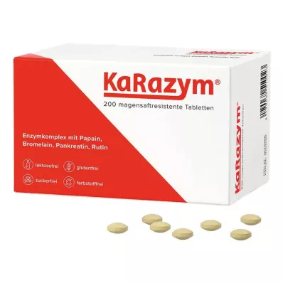 KARAZYM enteropäällysteiset tabletit, 200 kpl KARAZYM enteropäällysteiset tabletit, 200 kpl