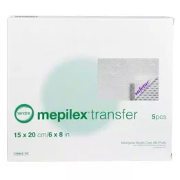 MEPILEX Siirtovaahtosidos 15x20 cm steriili, 5 kpl