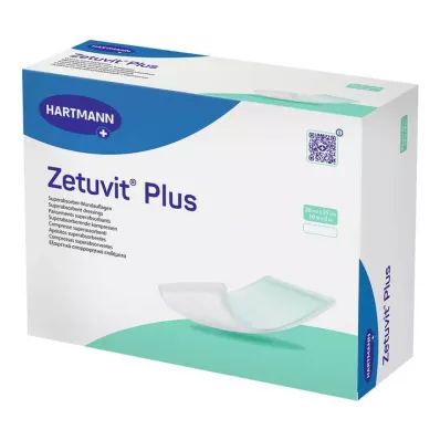 ZETUVIT Plus extra vahva imukykyinen kompressi, steriili 20x25 cm, 10 kpl