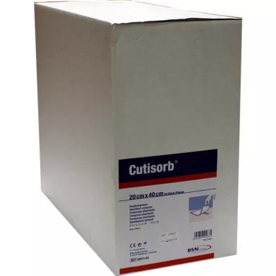 CUTISORB Imukompressit ei-steriilit 20x40 cm, 50 kpl