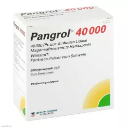 PANGROL 40.000 kovaa korkkia, joissa on enteropäällysteinen pelletti, 200 kpl