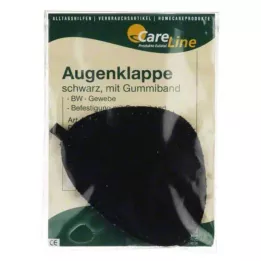 AUGENKLAPPE kuminauhalla musta, 1 kpl