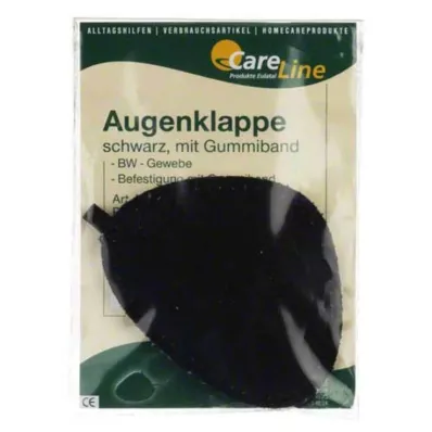 AUGENKLAPPE kuminauhalla musta, 1 kpl