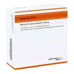 VITAMIN B12 RÖWO 1 000 μg ampullit, 10X1 ml