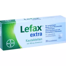 LEFAX ylimääräisiä purutabletteja, 20 kpl