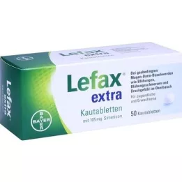 LEFAX ylimääräisiä purutabletteja, 50 kpl
