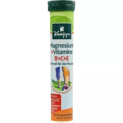 KNEIPP Magnesium+Vitamiinit poreetabletit, 20 kpl