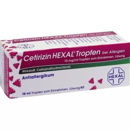 CETIRIZIN HEXAL Allergiatipat, 10 ml