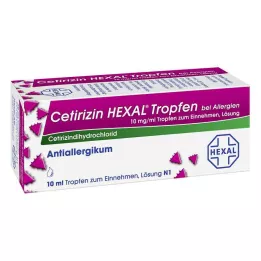 CETIRIZIN HEXAL Allergiatipat, 10 ml
